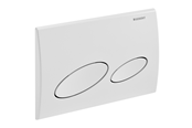 Installationssysteme - Geberit actuator plate kappa20 for dual flush: white alpine - 115.228.11.1