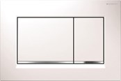 Installationssysteme - Geberit actuator plate sigma20 white/bright chrome/white - 115.883.KJ.1