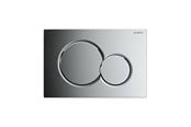 Installationssysteme - Geberit actuator plate sigma01 for dual flush: bright chrome - 115770215