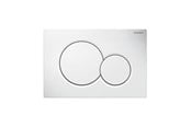 Installationssysteme - Geberit actuator plate sigma01 for dual flush: white alpine - 115770115