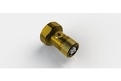 Messgeräte - JCH 3/4 x 1 meter union with controllable check valve - 484910-306