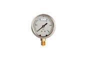 Messgeräte - Erik Færgemann Vacuum meter 1/4xø63 -1 - 0 bar lm w/glycerine - 001007