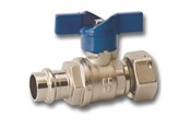 Armaturen - Pettinaroli Heavyduty fullway ball valve with press fitting end and swiv - P102/4-622