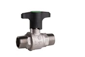 Armaturen - Pettinaroli M x m heavyduty fullway ball valve extended plastic lever - 52TEU/2-006