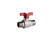 Armaturen - Pettinaroli M x m heavyduty fullway ball valve red butterfly handle te - 52EUR/2-006