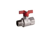 Armaturen - Pettinaroli F x m heavyduty fullway ball valve red butterfly handle te - 52EUR/1-004