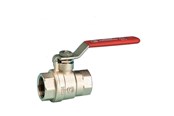 Armaturen - Pettinaroli F x f "new compact" fullway ball valve red steel lever 1 - 51CE-008