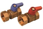Fußbodenheizung - Roth Ball valve kit 1" straight - 17401973.858