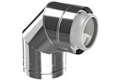 Kocher und Rauchabzug - Bosch elbow 87° dn80/125 stainless steel - 7738112700