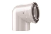 Kocher und Rauchabzug - Bosch elbow concentric 87° dn60/100 - 7738112616