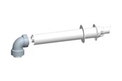 Kocher und Rauchabzug - Megatherm Vent horizontal balanced dn 60/100 - CT00301