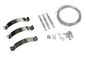 Kocher und Rauchabzug - Metalbestos wood guy ø250/150 with 10 m wire black - 317692251