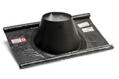 Kocher und Rauchabzug - Metalbestos wood flashing ø250/150 5-32° flex black - 317635256