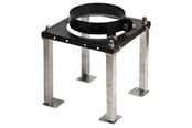 Kocher und Rauchabzug - Metalbestos wood 130 mm floor support - 317527131