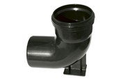 Abwasserleitungsprodukte - Purus Bend 110x225x145 mm 87 ° black - 192855-110