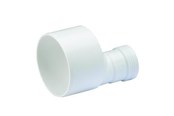 Entwässerungsprodukte - Wavin Wafix pp reducer long 75 x 50 mm white - 1440720