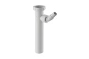 Entwässerungsprodukte - Geberit straight connector with union nut with angled hose - 152.242.11.1