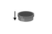 Entwässerungsprodukte - Girpi 52mm x 50mm sealing ring fria - ht-pp - SJT52