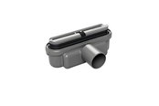 Entwässerungsprodukte - Unidrain Outlet unit w/horizontal outlet Ø50 mm incl. water trap and extra low installation height - 1418.0050