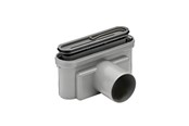 Entwässerungsprodukte - Unidrain Outlet unit w/horizontal outlet Ø75 mm incl. water trap - 1421.0075