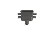 Entwässerungsprodukte - Unidrain Outlet unit w/vertical outlet Ø75 mm incl. water trap and fire horizontal side inlets Ø40 mm - 1414.0075