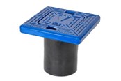 Wasserversorgungsprodukte - Avk Surface box avk blue 180x180mm - 040072510900