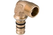Alu pex Systeme - Geberit mepla bend adapter 90° with male thread: d=16mm r=1 - 601.252.00.5