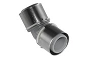 Alu pex Systeme - Uponor press composite elbow 45° ppsu 50-50 - 1046389