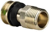 Alu pex Systeme - Viega Raxofix transition 25 x 3/4" sleeve/nipple gunmetal - 646325