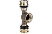 Alu pex Systeme - Viega Raxofix T-piece 25 x 1/2" x 25 mm gunmetal - 647148