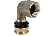 Alu pex Systeme - Viega Raxofix transition bend 90° 20 x 3/4" socket/socket gunmetal - 646127
