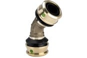 Alu pex Systeme - Viega Raxofix bend 45° 25 gunmetal / glossy - 647070