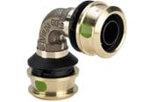 Alu pex Systeme - Viega Raxofix bend 90° 40 gunmetal / glossy - 647049