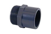 Kunststoffrohre und Zubehör - Gavatec Pvc male thread 75 mm x 2 - 61294074