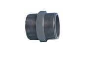 Kunststoffrohre und Zubehör - +GF+ Barrnipple pvc pn10 3/4" - 721911907