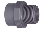 Kunststoffrohre und Zubehör - +GF+ Bush equal pvc pn16 d20-1/2" - 721910706