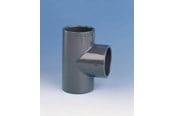 Kunststoffrohre und Zubehör - +GF+ T 90° equal pvc pn16 d63 - 721200111