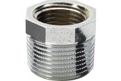 Gewindestücke - Viega Nipple socket 3/4" x 1/2" chrome plated gunmetal - 448028
