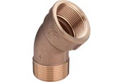 Gewindestücke - Viega Bend 45° sleeve/nipple 1/2" gunmetal - 264208