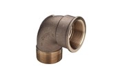 Gewindestücke - Viega Bend 90° sleeve/nipple 1" gunmetal - 264048