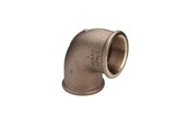 Gewindestücke - Viega Bend 90° socket/socket 3/4" gunmetal - 269258