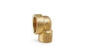 Gewindestücke - Isiflo Elbow brass 90° female/female 12 - 5010013