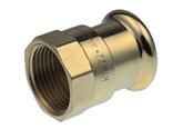 Druckrohre und Armaturen - Vsh Fabrieken Xpress copper straight connector vsh female / female 15mmx1 / 2 cu - 4801291