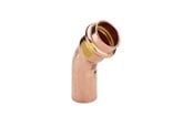 Druckrohre und Armaturen - Viega Profipress G bend 45° 22 Copper/bright 345693 - 345693