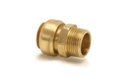 Kupferrohre und Armaturen - Broen Tectite straight male connector 15 mm x 12'' gunmetal - 80901500-000152