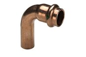 Druckrohre und Armaturen - Viega Profipress bend 90° 35 Copper/bright 291693 - 291693