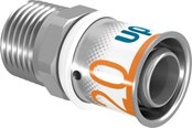 Alu pex Systeme - Uponor s-press plus adapter male thread 20 mm x 12 - 1070504