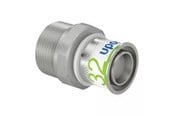 Alu pex Systeme - Uponor s-press plus adapter male thread 32 mm x 114 - 1070510