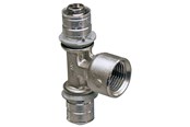 Alu pex Systeme - Uponor press tee adapter female thread 40-rp3/4ft-40 - 1046923