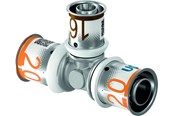 Alu pex Systeme - Uponor s-press plus tee reducer 25 x 20 x 20 mm - 1070576